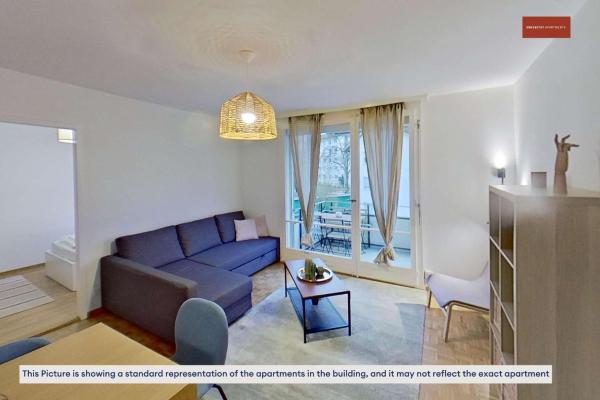 Basic 1BR in Seebach, Tram-Connected, Zurych
