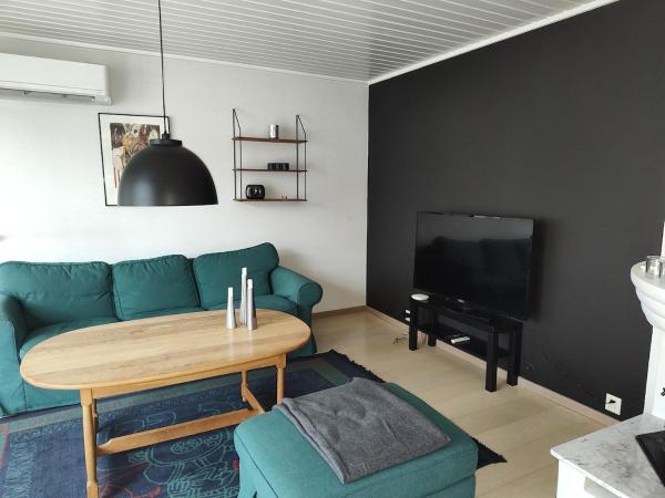 A la foto es mostra l'objecte Great apartment by Sjøsanden with sea view situat a la ciutat de Mandal.