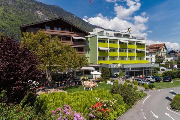 På billedet ses objektet Stella Swiss Quality Hotel beliggende i byen Interlaken.