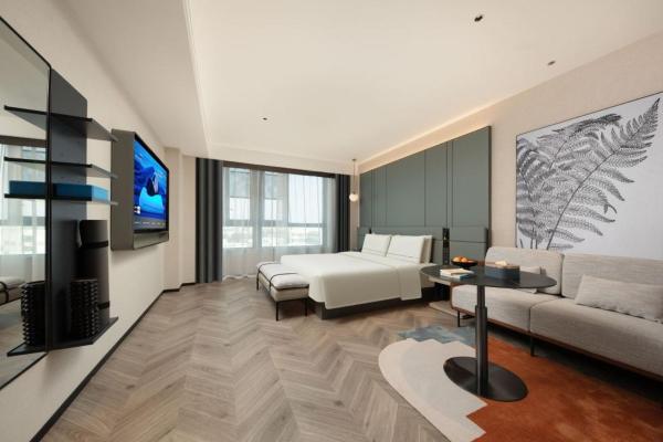 Na fotografii je vidět objekt Atour S Hotel Xiamen Gaoqi Airport Huli District Government nacházející se ve městě Gaolin.
