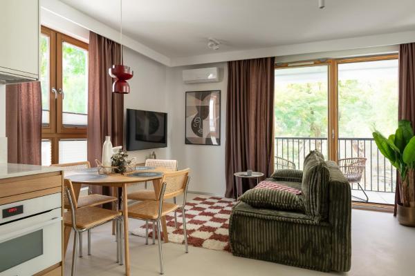 A la foto es mostra l'objecte Lion Apartments - Młoda Polska Nowe Apartamenty z parkingiem situat a la ciutat de Sopot.