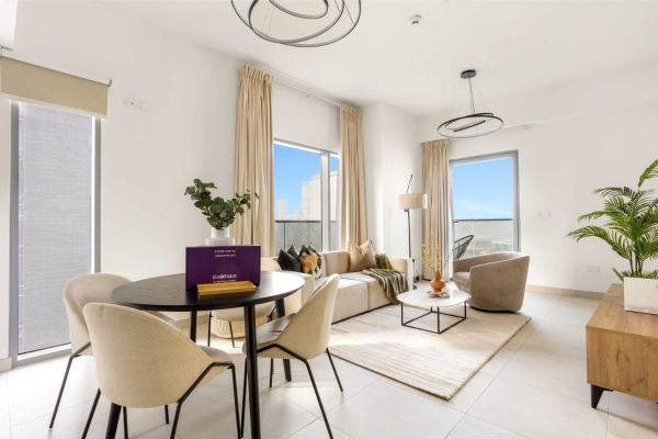 A la foto es mostra l'objecte Silkhaus Cityscape 1BR in Najmat with Metro access situat a la ciutat de Mushayrib.