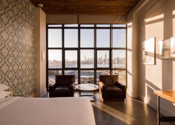 La photo montre l'objet Wythe Hotel situé dans la ville de Brooklyn.