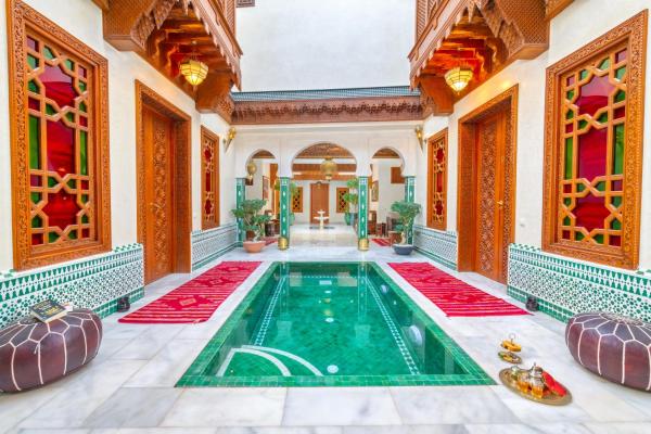 Na fotografii je vidět objekt Riad Diamond Of Marrakech & Spa nacházející se ve městě Marakéš.