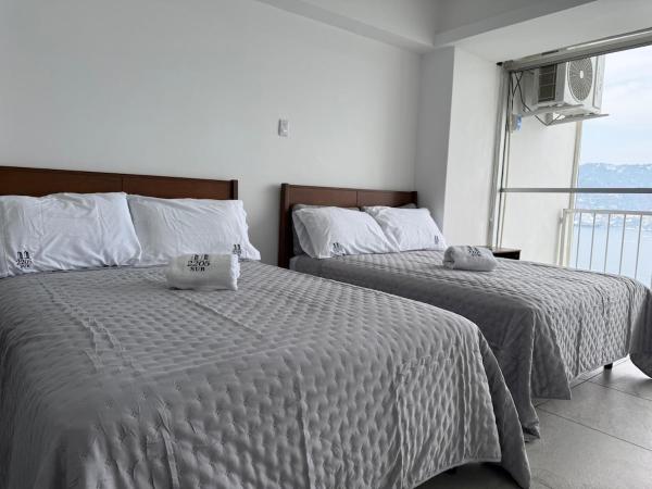 Na fotografii je vidět objekt Departamento con vista al mar y playa privada nacházející se ve městě Acapulco.