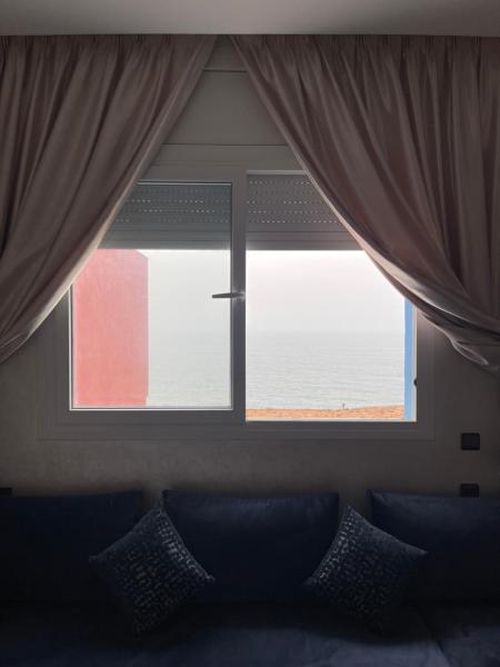 Nella foto è visibile l'oggetto Appartement avec vue sur mer Mirlefft ميرالفت surf situato nella città di Mirleft.