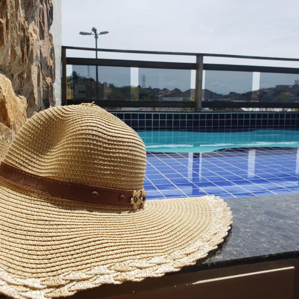 A la foto es mostra l'objecte SUITE PRIVATIVA Piscina,churrasqueira,banheira e ar condicionado situat a la ciutat de Doutor Augusto Vasconcelos.