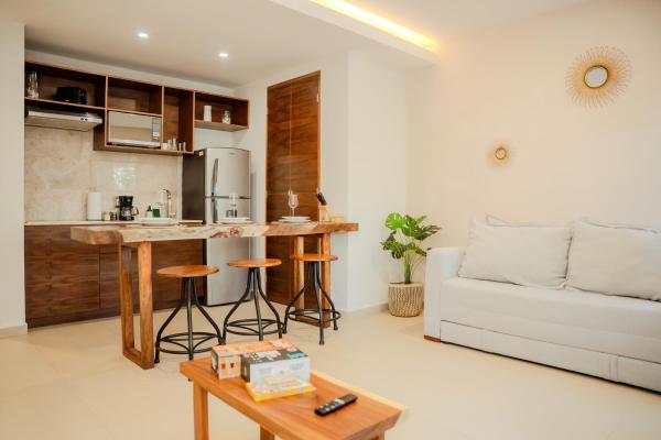 Na zdjęciu widoczny jest obiekt The Garden Residences by Casago położony w mieście Tulum.