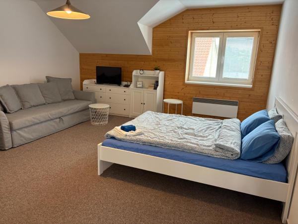 Nella foto è visibile l'oggetto Apartmány Vltavanka situato nella città di Nečín.