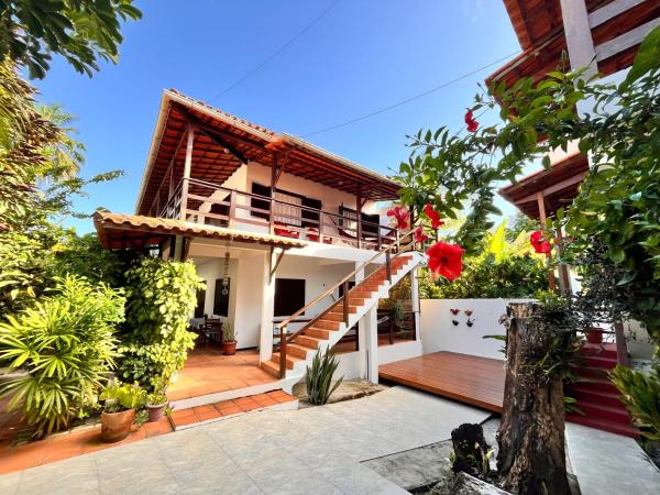 Auf dem Foto ist das Objekt Pousada Casa da Edinha in der Stadt Ilha de Boipeba zu sehen.