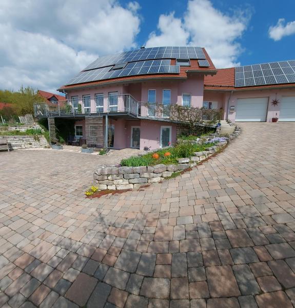 The photo shows the Ferienwohnung Burkhardt located in the city of Gräfenberg.