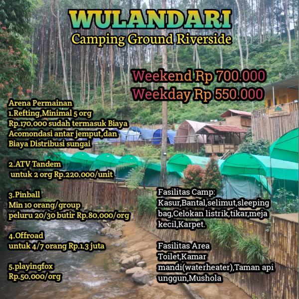 A la foto es mostra l'objecte Wulandari camping Pangalengan situat a la ciutat de Riunggunung.