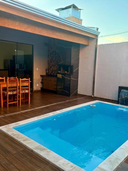 På billedet ses objektet Morada Lisboa com Piscina Aquecida - Olímpia SP beliggende i byen Olímpia.