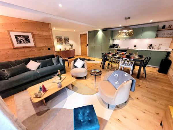 A la foto es mostra l'objecte Résidence Flocon Bleu - Appartement de Charme, confort, proximité centre MAE-4591 situat a la ciutat de Les Gets.