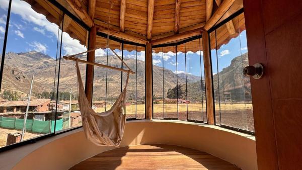 A la foto es mostra l'objecte Cosy Studio with Balcony Hammock and Fast Wifi situat a la ciutat de Pisac.