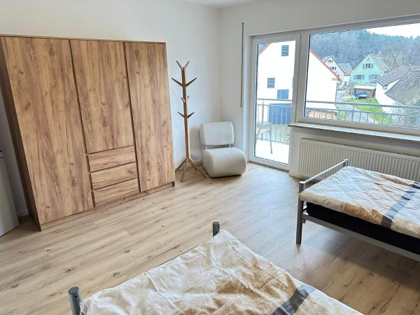 La photo montre l'objet Ferienwohnung Lindenhof Mühlstetten situé dans la ville de Röttenbach.