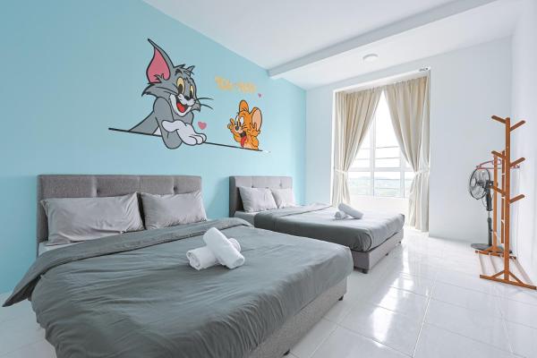 Foto 3: Tom & Jerry Family Haven with Private Kids Playground Emerald Avenue Brinchang Clover Home 3-16
