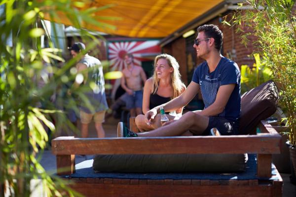 På billedet ses objektet Old Fire Station Backpackers beliggende i byen Fremantle.