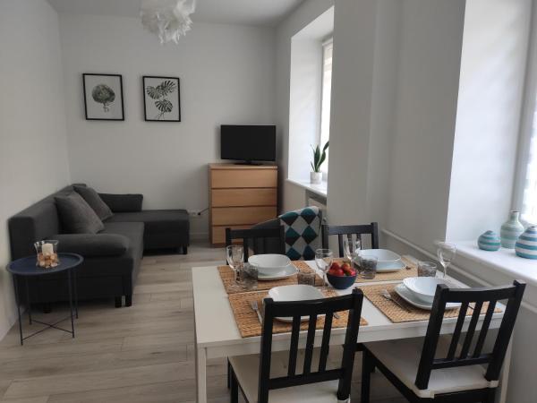 A la foto es mostra l'objecte Apartament White situat a la ciutat de Gdynia.