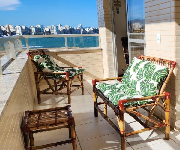 A la foto es mostra l'objecte Apto Guarapari Praia das Virtudes Centro situat a la ciutat de Guarapari.