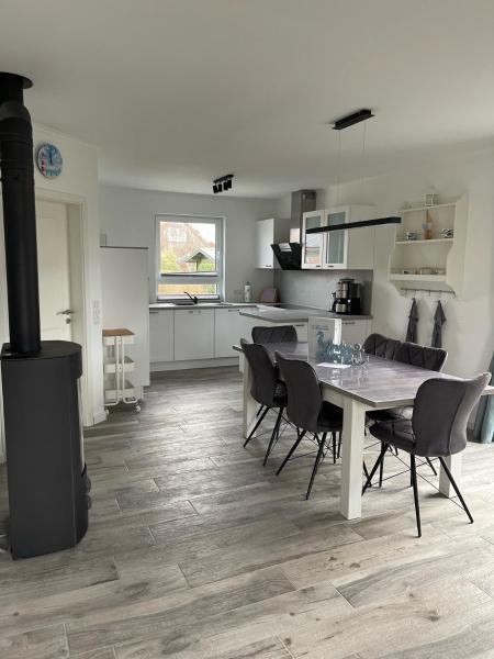 På billedet ses objektet Ferienhaus Seepferdchen beliggende i byen Holnæs.