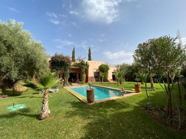 Na fotografii je vidět objekt Beautiful Moroccan-style villa nacházející se ve městě Douar Soukkane.