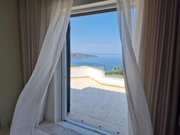 A la foto es mostra l'objecte Villa Arian mit tollem Meeresblick und Luxusausstattung in Gialasi situat a la ciutat de Antiga Epidaure.
