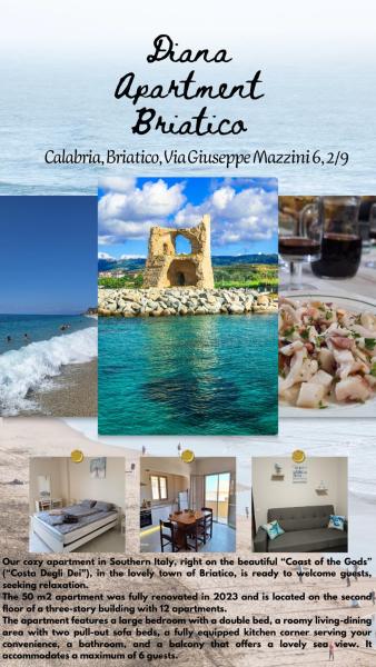 A la foto es mostra l'objecte Diana Apartment Briatico situat a la ciutat de Briatico.