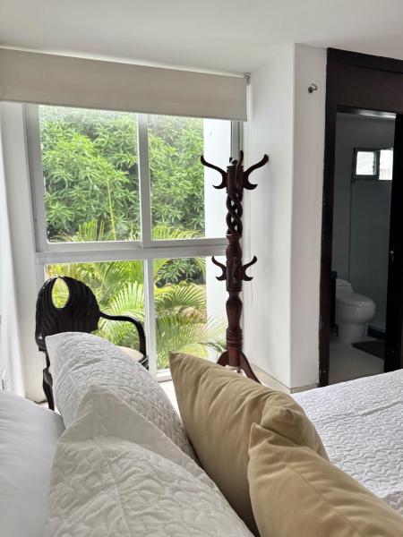 写真にはバジェドゥパル市にあるHabitación Cerca al CC Guatapurí HAB 3が写っています。