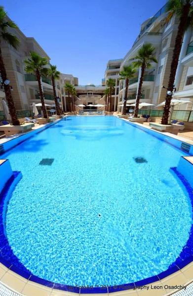 På billedet ses objektet Garden Beach Luxury Apartment beliggende i byen Eilat.
