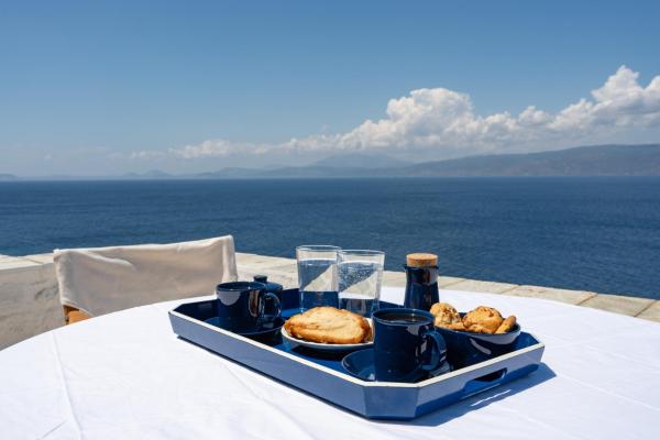 Na zdjęciu widoczny jest obiekt Villa Aqua Vista with private seafront położony w mieście Hydra.