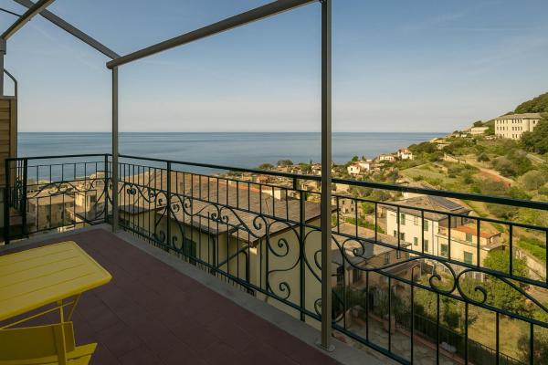 På billedet ses objektet Pieve Ligure Seaside View, Wifi beliggende i byen Pieve Ligure.