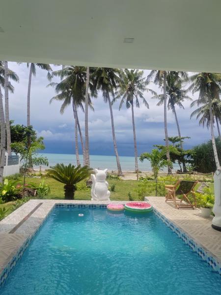 En la foto se muestra el objeto PRIVATE VILLA FRONT BEACH Infinity Pool ubicado en la ciudad de Rizal.