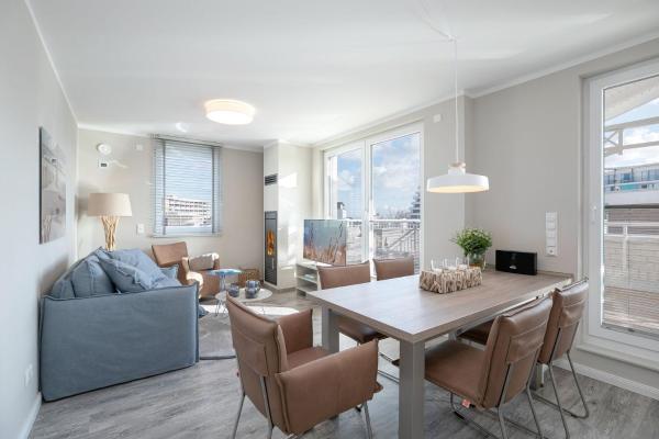 Nella foto è visibile l'oggetto Wicheldorfstraße 48a Penthouse am Kurpark situato nella città di Grömitz.