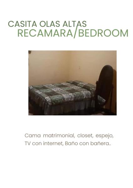 Na zdjęciu widoczny jest obiekt Casita Olas Altas położony w mieście Cedro.