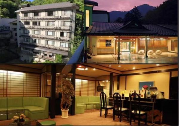 Na zdjęciu widoczny jest obiekt 川俣仙心亭ホテル położony w mieście Nikko.