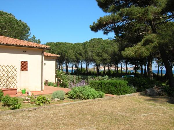 Nella foto è visibile l'oggetto Villa Eucalipti immersa nel verde e sul mare situato nella città di Magazzini.
