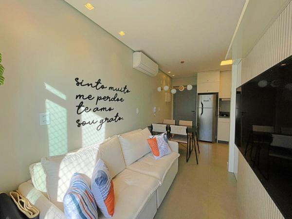 A la foto es mostra l'objecte Acolhedor apartamento a 4 minutos da Rua Coberta! situat a la ciutat de Gramado.