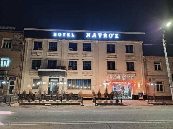 På billedet ses objektet HOTEL NAVRUZ beliggende i byen Urgentj.
