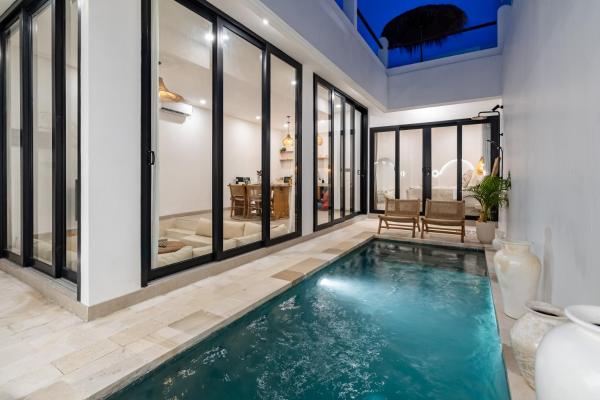 Na fotografii je vidět objekt Villa Casamo in Bali nacházející se ve městě Badung.