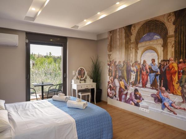 Nella foto è visibile l'oggetto Peaceful Maisonette near Rafina situato nella città di Dhráfi.