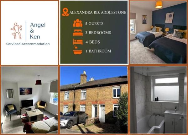 På billedet ses objektet Contractor's Ideal 3 Bed, 2 Lounge in Addlestone beliggende i byen Addlestone.