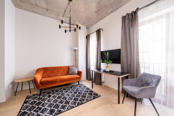 A la foto es mostra l'objecte Cosy 1-bedroom flat in the Old Town situat a la ciutat de Riga.