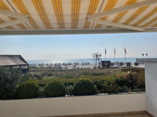A la foto es mostra l'objecte Miramar Terrasse am Meer situat a la ciutat de Grömitz.