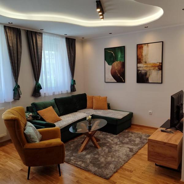 A la foto es mostra l'objecte Apartman Višnja situat a la ciutat de Pale.