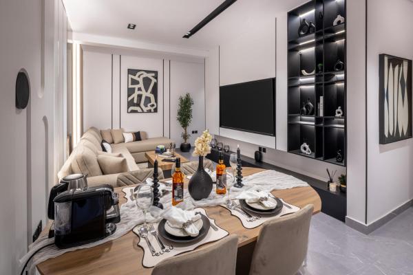 A la foto es mostra l'objecte Delmar Luxury 3BR Apartment 8 situat a la ciutat de Jiddah.