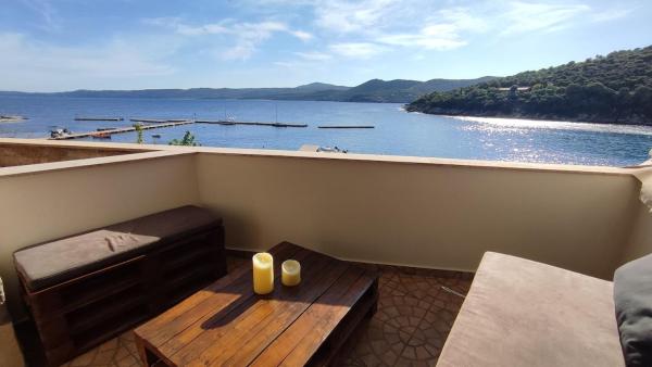 Op de foto is het object Balcony in the Aegean Sea te zien, gelegen in de stad Agios Ioannis Prodromos.