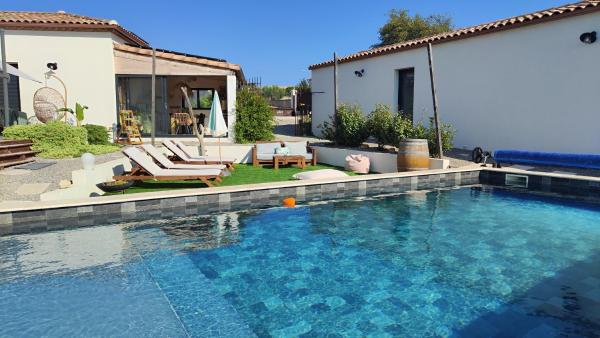 A la foto es mostra l'objecte Chambres d hôtes Villa VENERIS situat a la ciutat de Vendres.