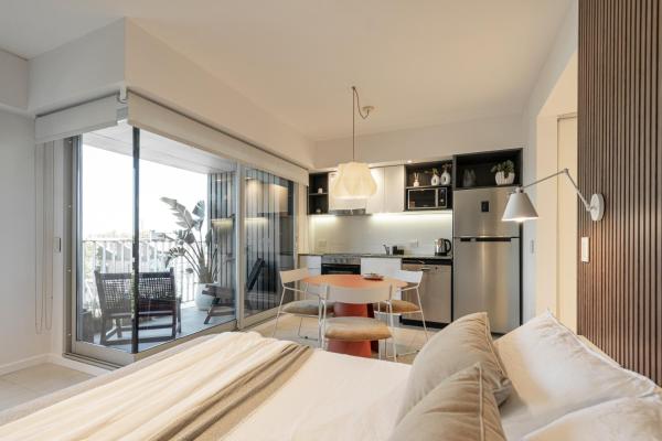 照片显示了位于Rosario市的Departamento un ambiente Premium Puerto Norte Rosario物件。