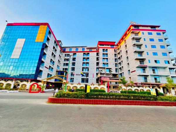 Na zdjęciu widoczny jest obiekt Hotel Sea World Cox's Bazar położony w mieście Koks Badźar.